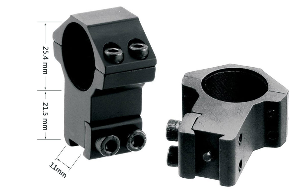 Heavy Duty High Profile 1 inch Scope Rings Fit For 11mm Dovetail Rail Mount JOY GIFTS STORE