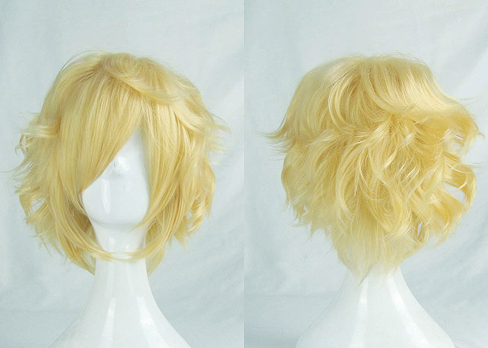 4. Short Pale Blonde Wig - wide 7