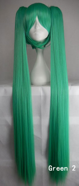 120cm Vocaloid Hatsune Miku Show Anime Costume Cosplay Party Hair Wig