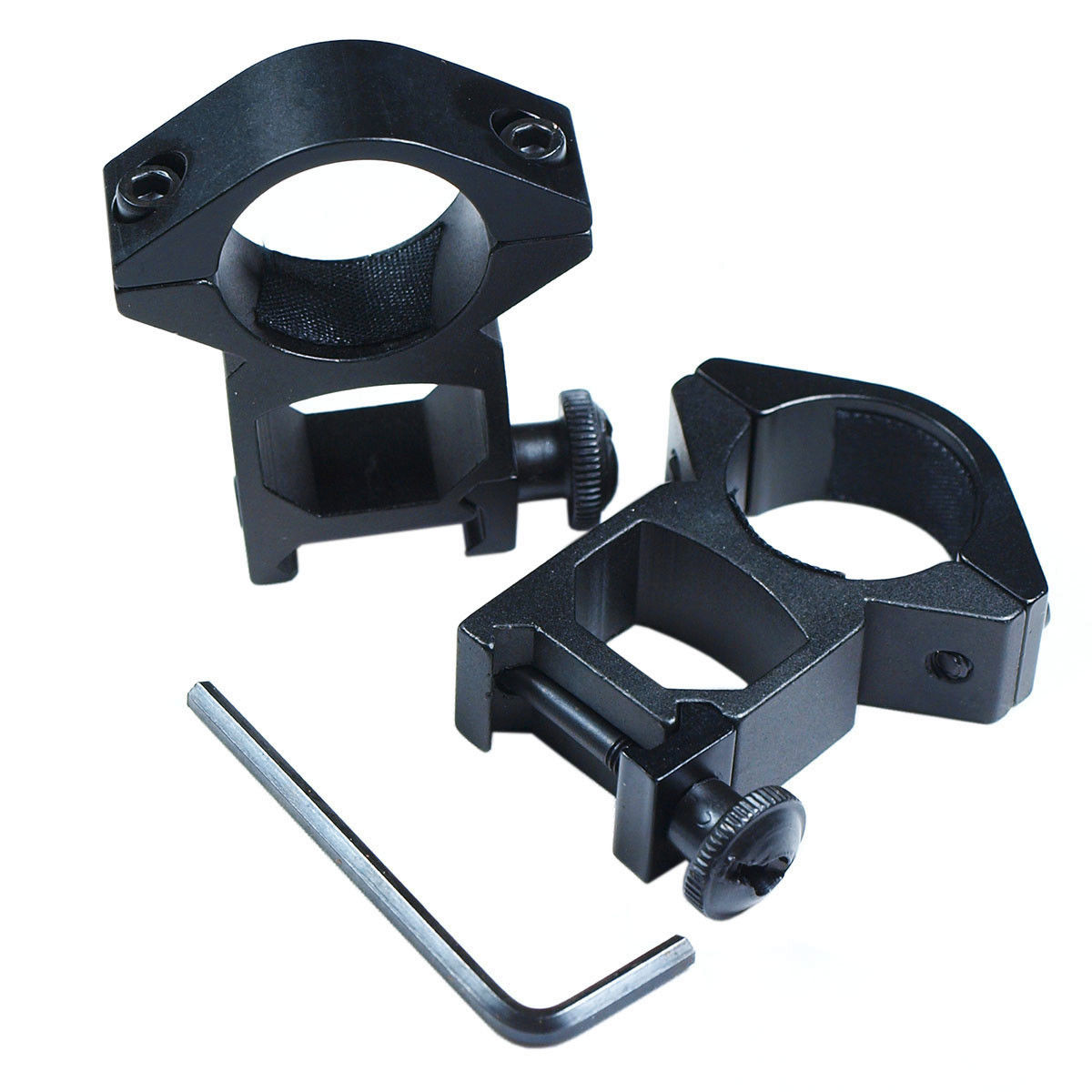 1 Inch Scope Rings - High Profile Picatinny Mount For Heavy-Duty Rifle Scopes, 1.5 Inch Height