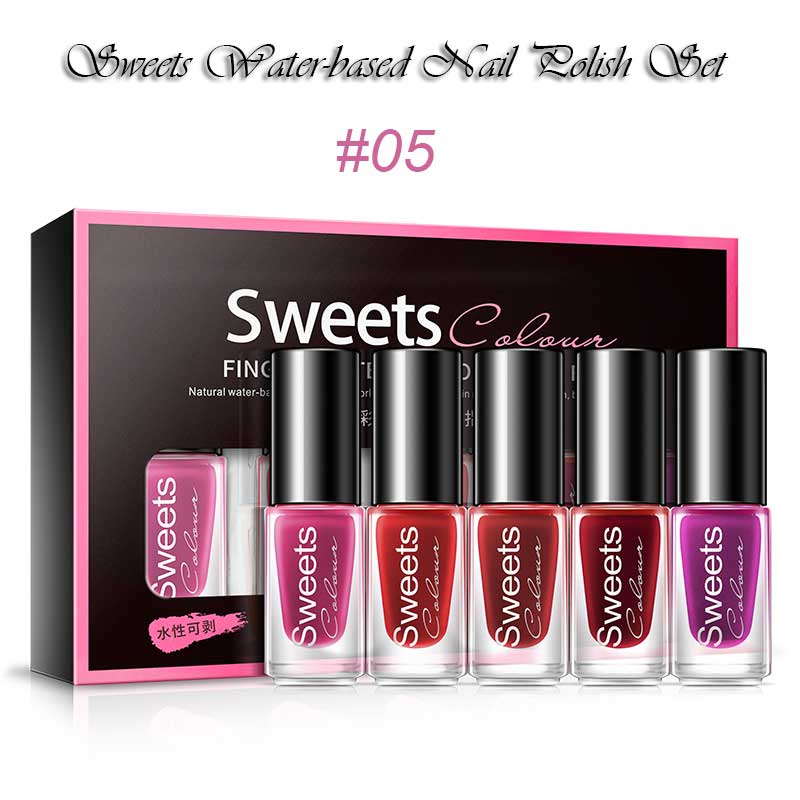 Sweets Water-based Nail Polish Set Easy To Remove