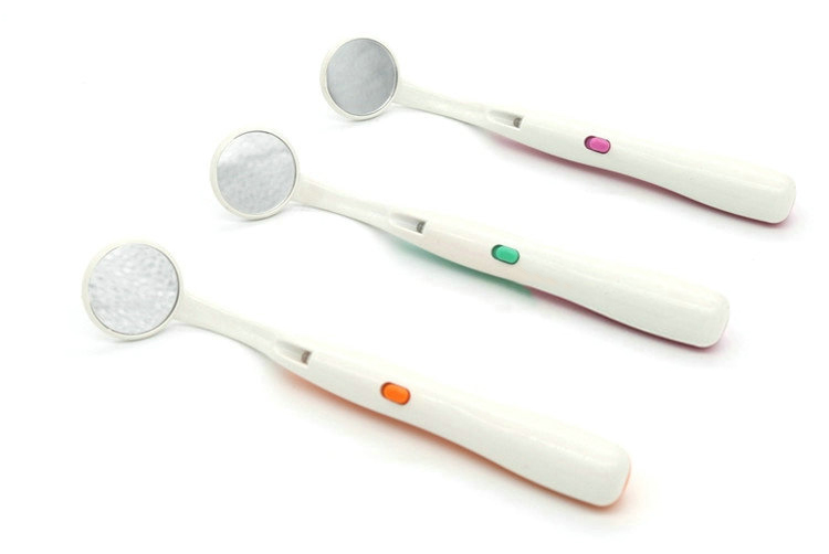 6000MCD LED Light Anti-Foggy Mirror Dental Oral Care Teeth Whitening Clean Tool