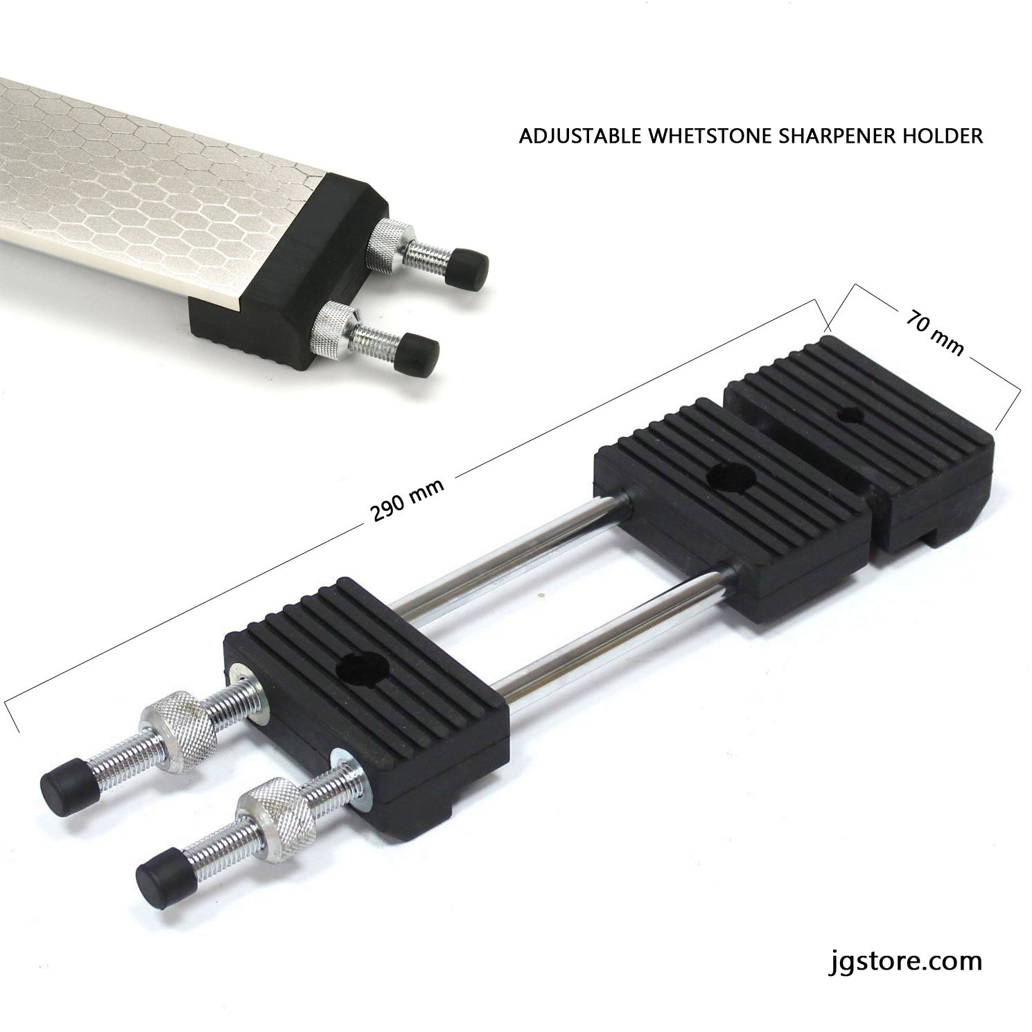 Adjustable Whetstone Sharpener Holder - Size