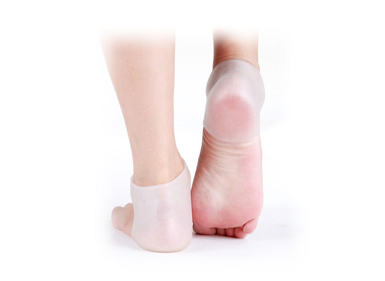 Gel Silicon Heel SPA Socks Relieve Calluses Dry & Cracked Skin Moisturizing Pain Relief