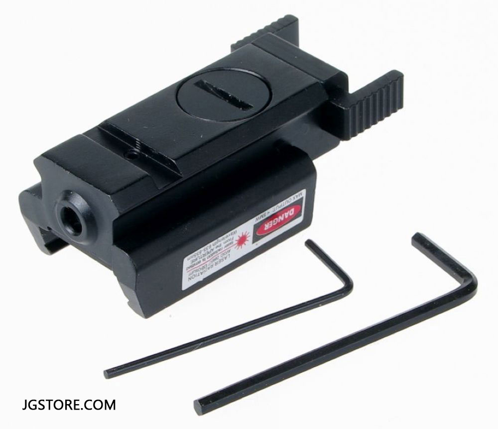 Low Profile Pistol Mini Picatinny / Weaver Rail Red Dot Laser Sight for S&W, XD, GLK, SIG