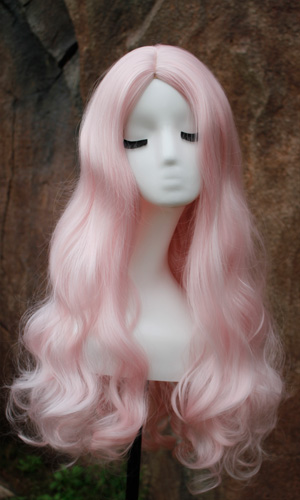 Sexy Wavy Long Curly Middle Parting Hairstyles Cosplay Wig