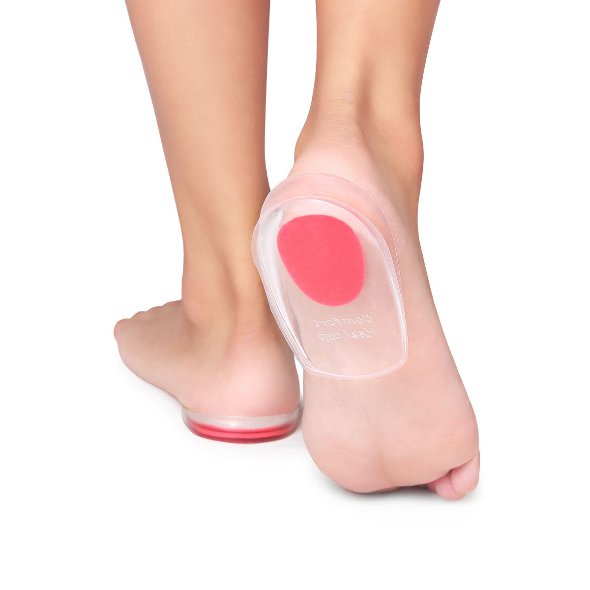Silicone Gel Heel Comfort Cup Pad Cushion Insoles Inserts Sole Shoes UK