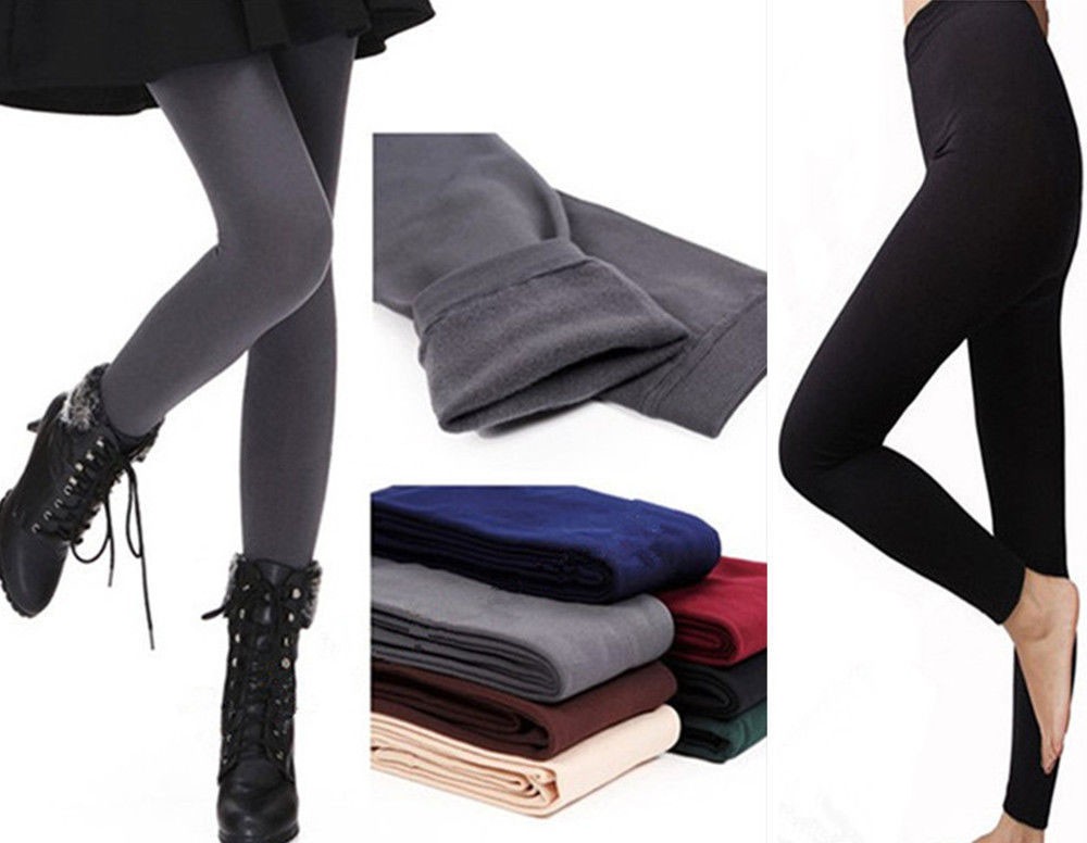 New Womens Winter Warm Skinny Slim Leggings Stretch Pants Thick Tights