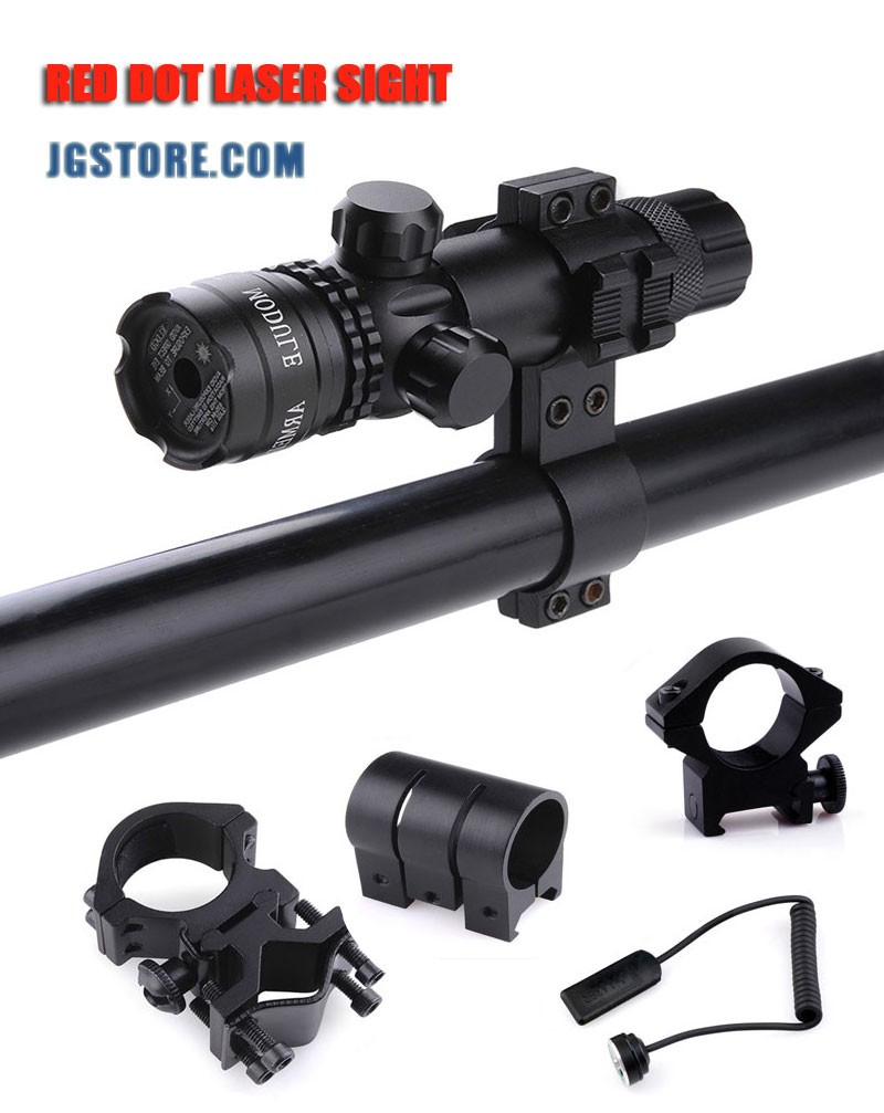 Long Range Tactical Hunting Red Laser Sight Adjustable Scope For Rifle Gun - Joy Gifts Store